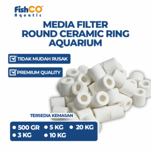 Media Filter Aquarium Medium Round Ceramic Ring 15x17mm