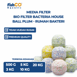 Media Bio Filter Bacteria House Ball Plum