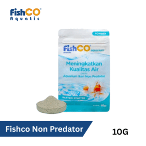 FISHCO Aquarium Probiotik Ikan Non Predator-Bakteri Starter 10gr