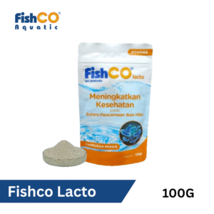 FISHCO Aquarium Probiotik Lacto Campuran Pakan 100g