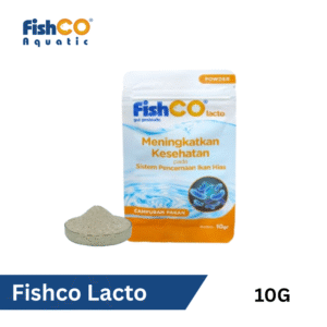 FISHCO Aquarium Probiotik Lacto Campuran Pakan 10g