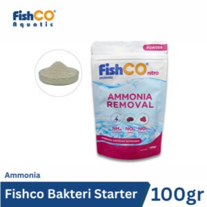 FISHCO Probiotik Ammonia Removal – Bakteri Baik Pengurai Ammonia 100gram