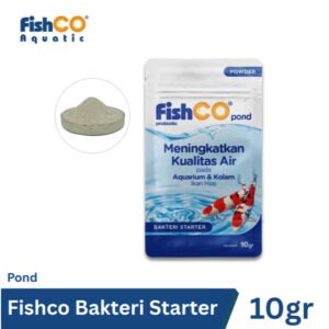 FISHCO Probiotik Pond – Bakteri Baik Penjernih Air Kolam 10gram