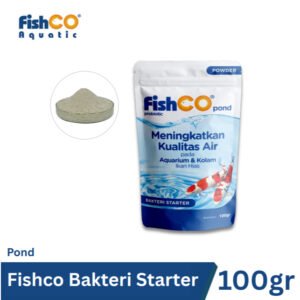 FISHCO Probiotik Pond – Bakteri Baik Penjernih Air Kolam 100gram