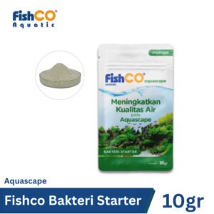 FISHCO  Probiotik Aquascape – Bakteri Baik Penjernih Air Aquarium 10gr