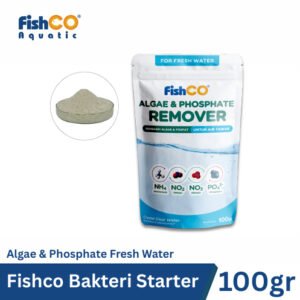 FISHCO Probiotik Algae & Phospate Remover – Bakteri Baik Penekan Pertumbuhan Alga 100gr