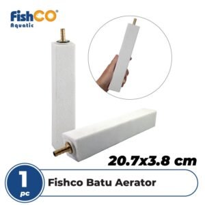 Batu Aerator Aerasi Air Stone Gelembung Udara Putih 38 x 207mm