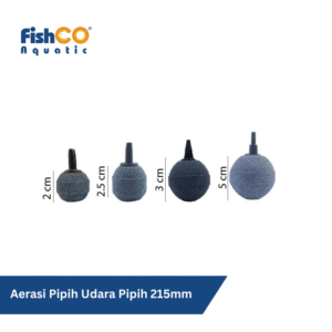 Batu Aerator Aerasi/Air Stone Gelembung Udara Bulat