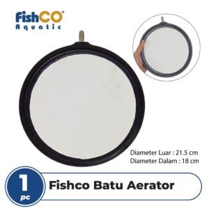 Batu Aerator Aerasi Air Stone Gelembung Udara Pipih 215mm