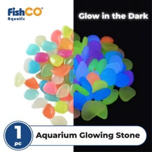 Fishco Magic Glow In The Dark  Glowing Stone Aquarium - Batu Hias Akuarium isi 10pcs