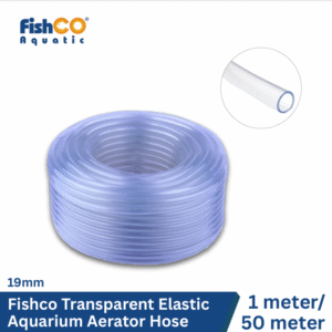 Fishco Selang Air Elastis Transparan Tebal Premium 19mm 1 Meter