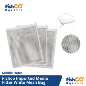 Jaring Tas Media Filter Kantong Mesh Bag Aquarium Dan Kolam Middle Import White