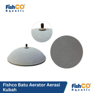 Fishco Airstone Micro Bubble Grey Batu Aerator Kubah Gelembung Udara
