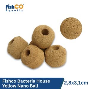 Media Filter Nano Ball Bacteria House Yellow 28*31mm