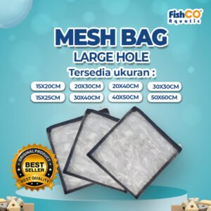 Jaring Kantong Media Filter Import Large Aquarium/Kolam Black Resleting