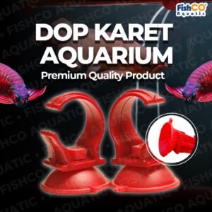 Fishco Dop karet lampu celup Aquarium Suction Cup – Karet Heater