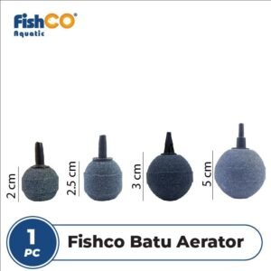 Batu Aerator Aerasi/Air Stone Gelembung Udara Bulat