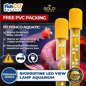 BioPristine Lampu View Lamp Gold - Lampu Celup Aquarium Lampu Arwana