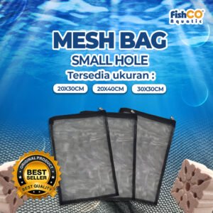 Fishco Jaring Kantong Media Filter Import Small Aquarium/Kolam Black