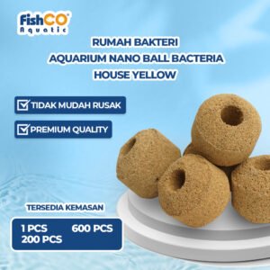 Media Filter Nano Ball Bacteria House Yellow 28*31mm