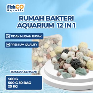 Fishco Rumah Bakteri Akuarium 12in1 Bacteria House 500gram