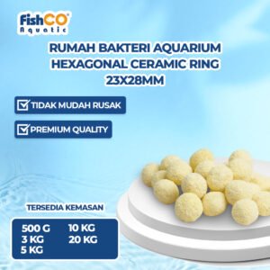Fishco Rumah Bakteri Akuarium Yellow Ball Bioball Bacteria House
