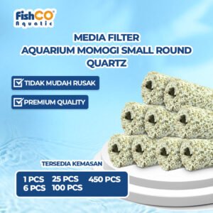 Media Filter Aquarium Momogi Small Round Quartz