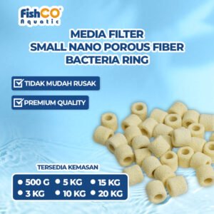 Media Filter Small Nano Porous Fiber Bacteria Ring