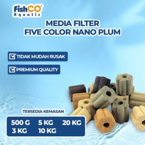 Media Filter Aquarium Five Color Nano Plum