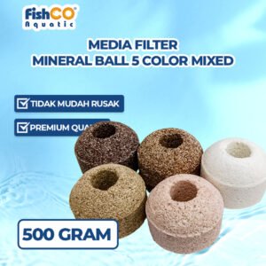 Media Filter Mineral Ball 5 Color Mixed