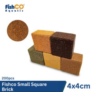 Media Filter Aquarium Small Square Brick 40mm 200pcs/Box