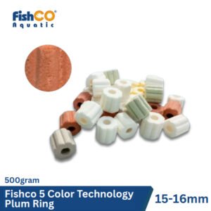 Media Filter Aquarium 5 Color Technology Plum Ring 500grm