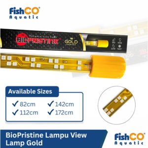 BioPristine Lampu View Lamp Gold - Lampu Celup Aquarium Lampu Arwana