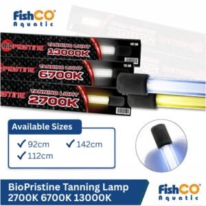 BioPristine Tanning Lamp 2700K, 6700K, 13000K - Lampu Taning T5 LED Aquarium Arwana