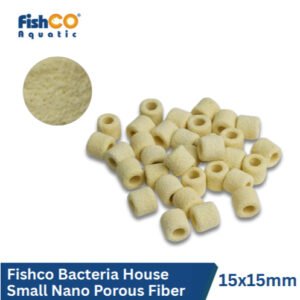 Media Filter Small Nano Porous Fiber Bacteria Ring 15*15mm