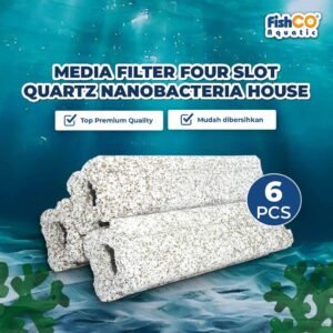 Media Filter Four Slot Quartz Nanobacteria House 6pcs