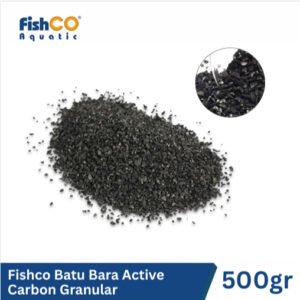 Fishco Media Filter Karbon Aktif Batu Bara Active Carbon Granular 500gram